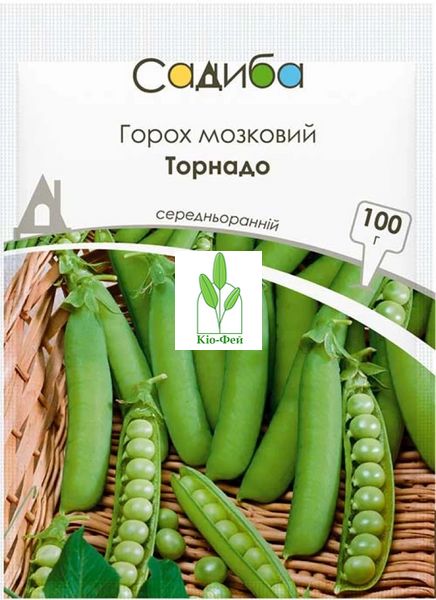 Насіння Горох мозковий Торнадо 100г, Виробник: Satimex, Німеччина 2043311914 фото