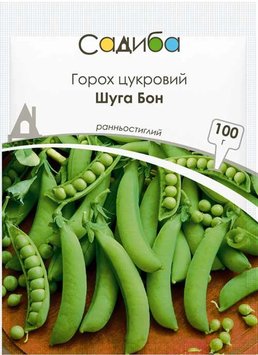 Насіння Горох цукровий Джессіка 100 г, Садиба Satimex Німеччинасортсередньопізній 2043363292 фото