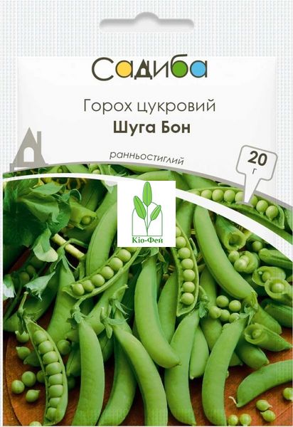 Насіння Горох цукровий Шуга Бон, 20 г, Садиба SatimexНімеччинасортранньостиглій 2043364532 фото