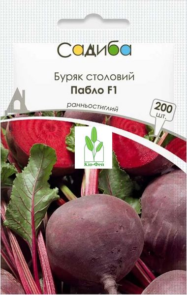 Насіння Буряк столовий Пабло F1, 200шт Виробник: Bejo, Нідерланди 2043043942 фото