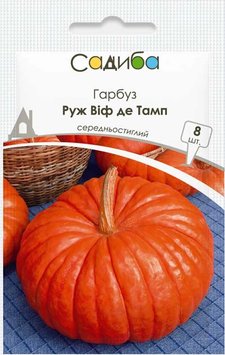 Насіння Гарбуз Руж Віф де Тамп 8шт, Виробник: GSN-Semences, Франція 2043137452 фото